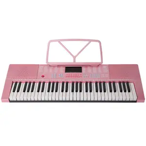 China Keyboard Piano 61 Toetsen Elektronische Toetsenbord Digitale Kinderen Volwassen Learning Training Piano Muziek Instrument Elektronische Orga
