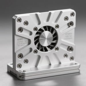 Supports usinés CNC en aluminium de précision CNC personnalisés pour systèmes HVAC Services de tournage de fraisage CNC personnalisés - Product Image 1