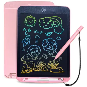 لوحة رسم مخصصة 10 بوصة متعددة الألوان إلكترونية lcd لوحة رسم الخربشة للأطفال