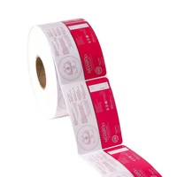 Étiquettes autocollantes personnalisées de haute qualité en BOPP, imperméables, écologiques, pour parfums, vins, bières, bouteilles d'eau minérale