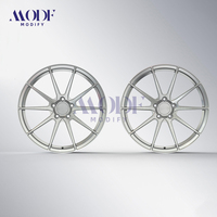 Jantes forgées personnalisées de 19 pouces pour Audi A6 S6 C7 (2016) 5x112, ajustement décalé, finition argent brossé |   Prix de gros d'usine