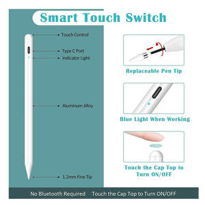 Appll-lápiz óptico recargable <span class=keywords><strong>con</strong></span> función magnética de rechazo de Palma, <span class=keywords><strong>Compatible</strong></span> <span class=keywords><strong>con</strong></span> <span class=keywords><strong>Ipad</strong></span> <span class=keywords><strong>11</strong></span>/12 <span class=keywords><strong>Pro</strong></span>. 9 - Product Image 3