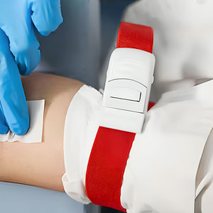 Tourniquet tactique manuel portable en caoutchouc élastique souple avec boucle en plastique ABS injecté <span class=keywords><strong>pour</strong></span> arrêter les saignements en extérieur - Product Image 1