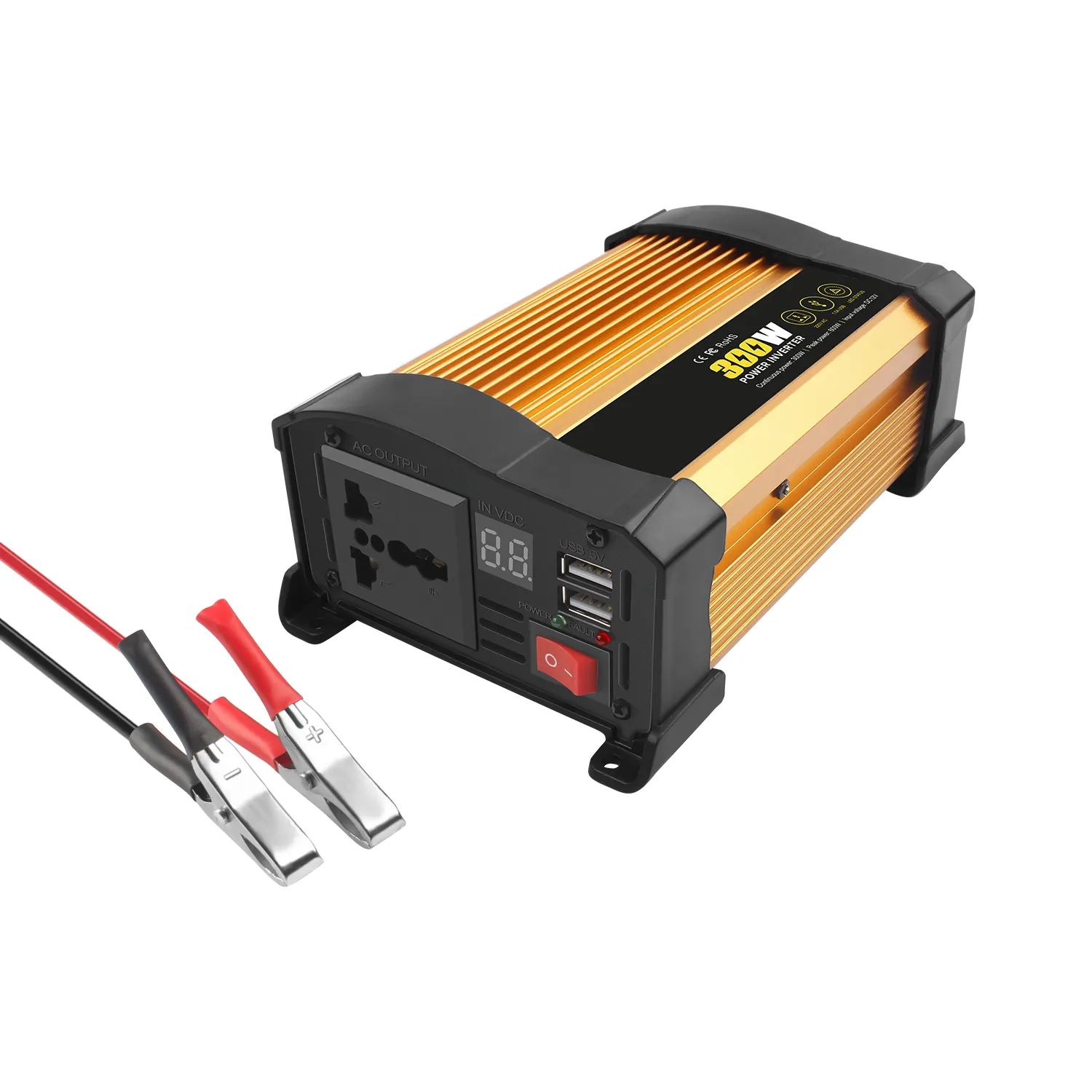 Alimentation électrique de voiture, circuit imprimé modifié 12 v à AC 220 v, onduleur 300W, 300w