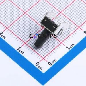 TC-1102N-C-KL-B Tactile Switch Switch ( Operating Force: 2.6N )( Switch Length: 6mm )( Switch Width: 6mm ) - Product Image 2