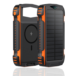 <span class=keywords><strong>Batterie</strong></span> <span class=keywords><strong>Externe</strong></span> <span class=keywords><strong>Solaire</strong></span> Haute Capacité PD 22.5W Charge Rapide Magnétique 15W Charge Sans Fil Portable pour Extérieur - Product Image 3