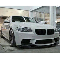 Nouveau kit carrosserie modifié pour BMW Série 5 F10 F18 2011-2016 : Lame avant et diffuseur arrière en fibre de carbone M5