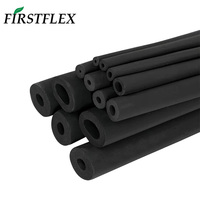 FIRSTFLEX Isolation de tuyaux en caoutchouc nitrile ignifuge, tuyau composite HVAC, conduit d'air flexible pour la circulation d'air industrielle
