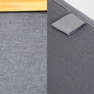 <b>Laundry</b> Hamper Gray 54x34x60Cm Foldable Oxford Cloth Rectangle <b>Standing</b> Type For Bathroom Clothing Organizer - Product Image 4