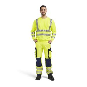 BLAKLADER - 334119743300XS Sweat-shirt haute visibilité Jaune-EAN 7330509313299 HI-VIS WORKWEAR - Product Image 3