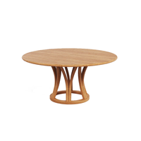 Ensemble de meubles en rotin tissé en bois massif de haute qualité Restaurant Coffee Shop Table et chaises à vent japonaises