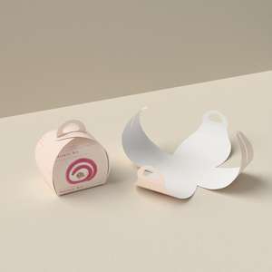 Caja de embalaje personalizada para pasteles y postres, caja de regalo portátil DIY, caja de papel para Tiramisú con logo impreso 2 - Product Image 1