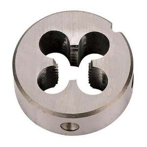 HSS TA1701 Round <b>Die</b> for Hand Machine Fine Pitch MF DIN-EN 22568 6G Tolerance Straight Lead Steel for Metric Thread <b>Cutting</b> - Product Image 1