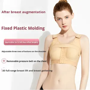 Post-Breast Augmentation Prosthesis Fixing Underwear Wireless <strong>Bra</strong> Shapewear Breast <strong>Binder</strong> Shaping Side Breast Support <strong>Bra</strong> Thin - Product Image 2