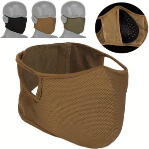 M/L Tactical Outdoor Breathable Elastic Soft Protective Half Face <b>Mask</b> for Riding Combat Hunting CS Airsoft <b>Paintball</b> Shooting - Product Image 1