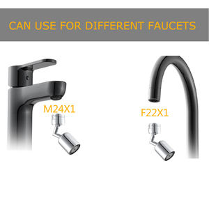 Topway <span class=keywords><strong>2025</strong></span> Nhà Máy Cổ Điển Đa Chức Năng F22/M24 Vòi Nước Aerator Phổ Xoay Bồn Rửa Lọc Cho Nhà Bếp Phòng Tắm Máy Trộn - Product Image 4