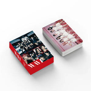 55 unids/set KPOP IVE WAVE HD Photocards <span class=keywords><strong>tarjetas</strong></span> LOMO no duplicadas postal en caja Yujin Gaeul Wonyoung REI Leeseo LIZ Fans regalo L28 - Product Image 2