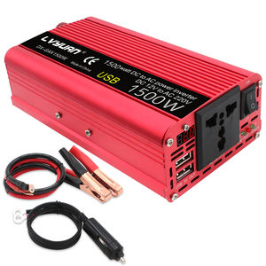 Convertisseur de courant automobile <span class=keywords><strong>Lvyuan</strong></span> <span class=keywords><strong>500W</strong></span> 1000W 12V 24V vers 110V 220V AC avec 2 ports USB et alarmes intelligentes - Product Image 3