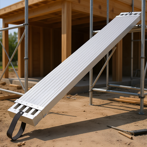 Plateforme télescopique en aluminium pour travaux, 9-15 pieds, capacité 500 lb, largeur 12,5 pouces, antidérapante, pour utilisation avec échafaudage - Product Image 2