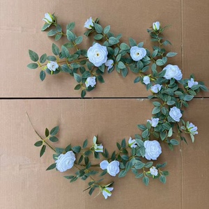 Nueva Oferta: Flores Artificiales de Jazmín English Star Floribunda Vine Arizona de Sharon Black Lilac y Rosa Comte De <span class=keywords><strong>Champagne</strong></span> - Product Image 1