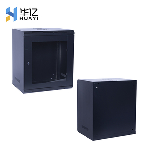 6U/9U/12U parete di montaggio di rete <span class=keywords><strong>Cabinet</strong></span>, vetro/rete porta <span class=keywords><strong>Server</strong></span> <span class=keywords><strong>Rack</strong></span> involucro, chiudibile a chiave e ventilato, in acciaio ispessito - Product Image 6