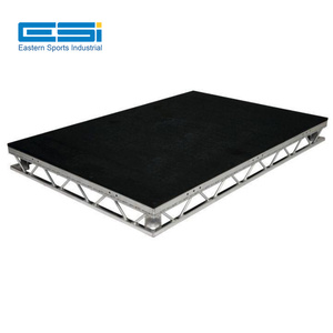 Cubierta de escenario de aluminio ligera ESI para eventos y actuaciones | Cubierta duradera y modular Prolyte Lite de 4*8 pies - Product Image 1