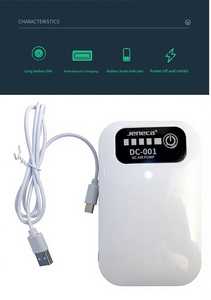 משאבת אוויר מודרנית לאקווריום Jeneca, USB AC/DC, מופעלת על ידי סוללת ליתיום, עם מחוון, מלבנית, חוסכת אנרגיה, שקטה, לשימוש פנים וחוץ - Product Image 2