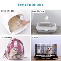 Éliminateur d'odeurs automatique professionnel toilette pour chien purificateur d'air mural intelligent pour chats maison animaux de compagnie en plastique à piles
