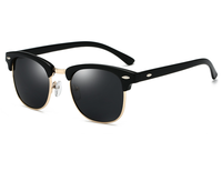 2023 lunettes de soleil polarisées semi-sans monture femmes/hommes Vintage riz ongles UV400 lunettes classiques marque concepteur lunettes de soleil