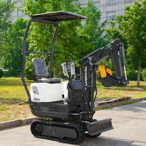 Landward Mini Máy xúc 1.<span class=keywords><strong>2</strong></span> tấn miễn phí vận chuyển bánh xích nhỏ máy xúc đa chức năng hộ gia đình Bagger với CE động cơ để bán - Product Image 4