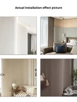 Panneaux muraux en MDF flexibles, incurvés, en rouleau, pliables, écologiques, design moderne, meubles, murs intérieurs, décoratifs
