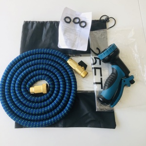 <span class=keywords><strong>Manguera</strong></span> de Jardín Extensible 3X, 15m 50FT, <span class=keywords><strong>con</strong></span> Conectores de Latón, Flexible, Retráctil, a Prueba de Fugas, <span class=keywords><strong>Manguera</strong></span> Mágica de Agua para Jardín - Product Image 4