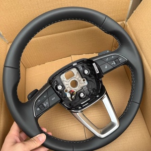 Volante de Cuero con Calefacción Completa para <span class=keywords><strong>Audi</strong></span> A3 A4 A5 <span class=keywords><strong>A6</strong></span> A7 Q3 Q5 Q7 A8 Q8 RS3, Volante Personalizado, Accesorios Interiores para Automóvil - Product Image 4