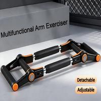 Appareil d'entraînement musculaire multifonctionnel pour les bras et la poitrine, avec bras en tube d'acier réglable.