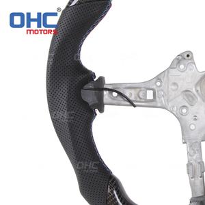 Volante de fibra de carbono para <span class=keywords><strong>BMW</strong></span> F15 F30 F31 F32 F33 F36 Sport LED Racing Car OHC Volante - Product Image 4