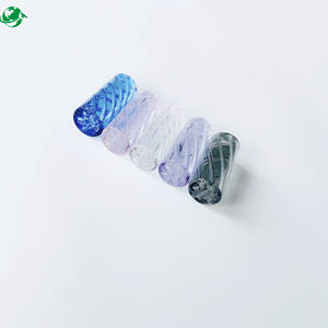 Accesorios para Fumar Personalizados, Punta de Filtro de Vidrio Transparente con 9 Orificios - Product Image 5