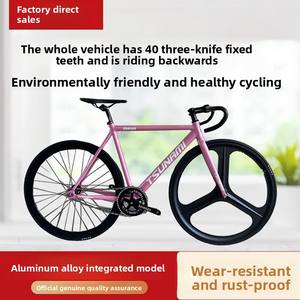 Vélo de course complet Tsunami Deadfly SNM100 <span class=keywords><strong>40</strong></span> 700c avec frein à disque à trois lames, roue libre, vitesse unique - Product Image 4