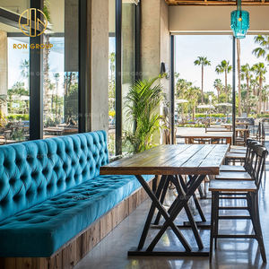 Caffetteria bar <span class=keywords><strong>in</strong></span> <span class=keywords><strong>legno</strong></span> panca ristorante <span class=keywords><strong>in</strong></span> <span class=keywords><strong>legno</strong></span> divano stand tavolo <span class=keywords><strong>con</strong></span> sedia Set mobili per ristorante - Product Image 5