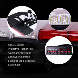 <span class=keywords><strong>CIGO</strong></span> LED-8500 Nueva Barra de Luces LED de Advertencia de Emergencia de 1.2M, 88 LED, 264W, Ámbar, Rojo, Azul, Blanco - Product Image 4