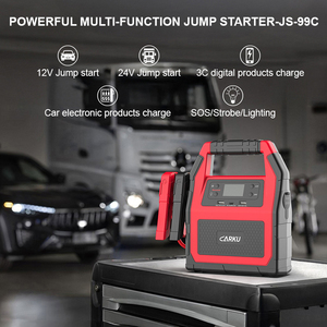 เครื่องช่วยสตาร์ทรถยนต์ CARKU 42000mAh สำหรับรถยนต์หรือรถบรรทุก 12V และ 24V - Product Image 3