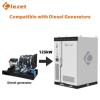 Système solaire hybride BESS Lezet E261S135 135KW 261KWh, solution avec batterie LiFePO4, refroidissement liquide, protection IP67, tout en un coffret