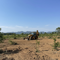 Traktor Backhoe Loader MYO 4CX 4x4 Jcb 4cx dengan Loader dan Backhoe