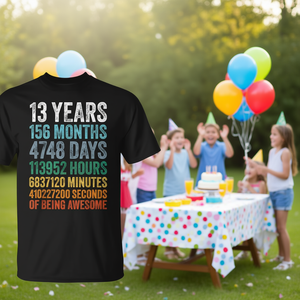 Maglietta per il 13° compleanno da ragazzo, maglietta regalo per il 13° compleanno - Product Image 3