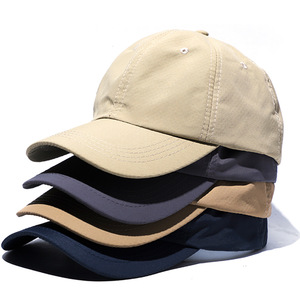 Custom Embroidered Logo Quick Drying Polyester Nylon Sports Caps for Outdoor Running Breathable
