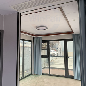 Winfair Modular bãi biển nhà prefab Granny căn hộ container tường kính algeria lắp ráp thép container nhà với sân thượng - Product Image 4