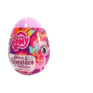 hotsale Pony capsule big candy toy printed toy inside surprise egg capsule toy inside