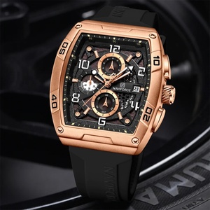 Montre à quartz NAVIFORCE pour homme, design doré, grand cadran multifonction, étanche, décontractée, cadeau pour homme - Product Image 2