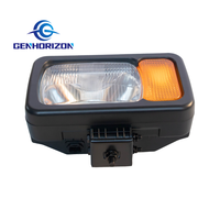 Conjunto de Faros Delanteros Genhorizon con Montaje M12, Carcasa Grande, Iluminación para Piezas de Cargadora de Ruedas Serie 50