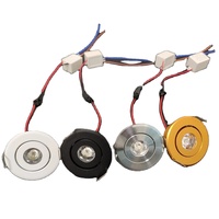 3W 1W Dimmable Encastré AC85-265V Plafond Lampe Salon Vitrine Commerciale En Aluminium Éclairage LED Spot Light Mini Downlight