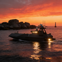Plateforme de relevé offshore avancée, bateau de surface autonome multi-capteurs longue portée sans pilote